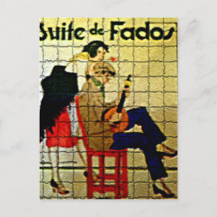 Vintages Portugal II Postkarte