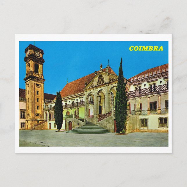 Vintages Portugal, Kloster Coimbra Postkarte (Vorderseite)