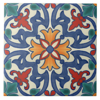 Vintages portugiesisches Azulejos-Muster Fliese