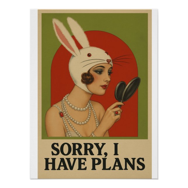 Vintages Poster (Vorderseite)