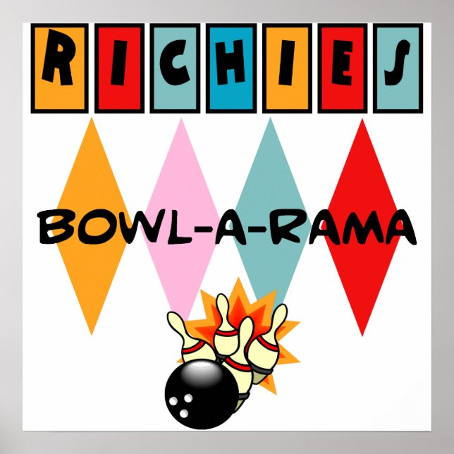 Vintages Poster der 60er Jahre (Vorne)