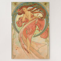 Vintages Poster Tanz von Alphonse Mucha