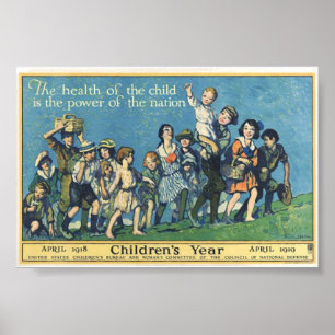 Vintages Print Health Poster