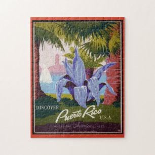 Vintages Puerto Rico Reiseplakat