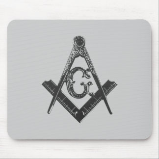 Vintages Quadrat u. Kompassse Mousepad