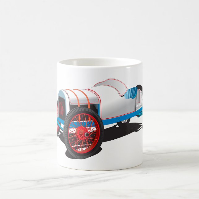 Vintages Race Car Classic Auto Kaffeetasse (Von Creator hochgeladen)