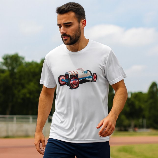 Vintages Race Car Classic Auto T-Shirt (Von Creator hochgeladen)
