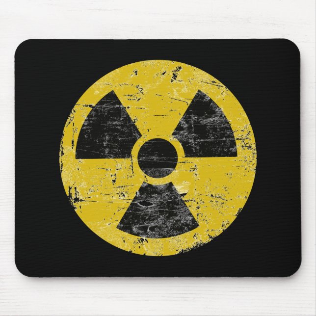 Vintages radioaktives mousepad (Vorne)