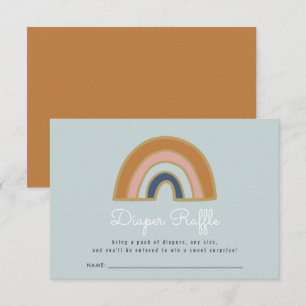 Vintages Rainbow Baby Duschdusche Windelwanne Begleitkarte