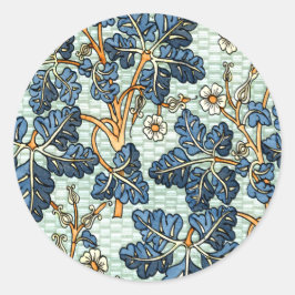 Vintages Reben Runder Aufkleber