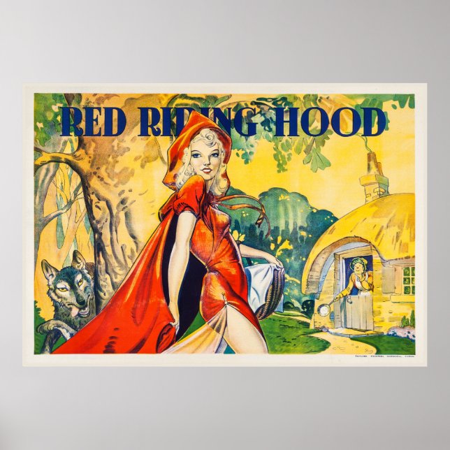 Vintages Red Riding Hood Theater Poster (Vorne)