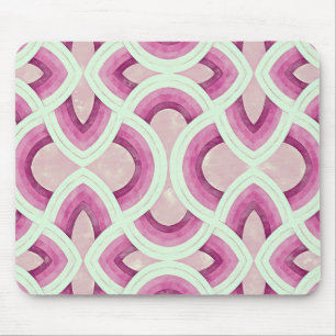Vintages Regenbogenmuster in Mulberry Mousepad