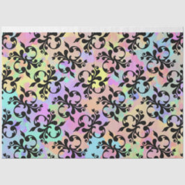 Vintages Regenbogenpapier Seidenpapier