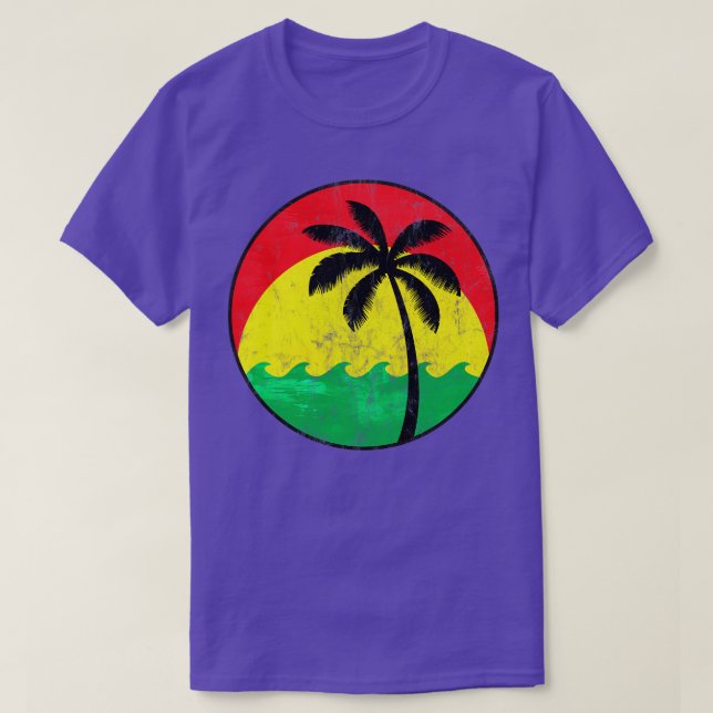 Vintages Reggae-Logo T-Shirt (Design vorne)