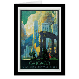 Vintages Reise-Plakat "Chicagos"