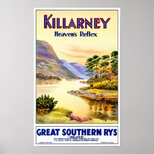 Vintages Reise-Plakat Irlands wieder hergestellt Poster