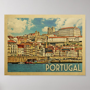 Vintages Reise-Plakat Portugals Poster