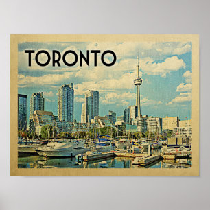 Vintages Reise-Plakat Torontos Poster