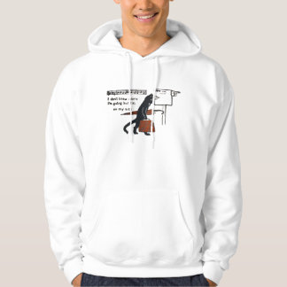 Vintages reisendes schwarze Katzehoodie-Sweatshirt Hoodie