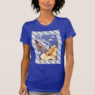 Vintages Reiseplakat, Cortina T-Shirt