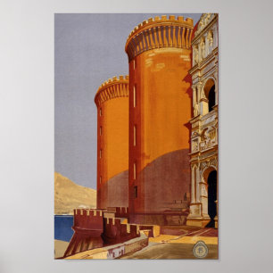 Vintages Reiseplakat für Italien Poster