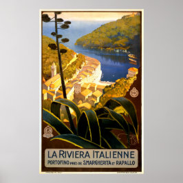 Vintages Reiseplakat für Italien Poster