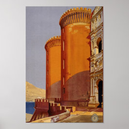 Vintages Reiseplakat für Italien Poster