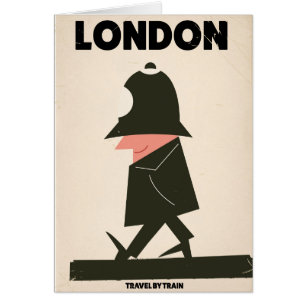 Vintages Reiseplakat für Londoner Policeman