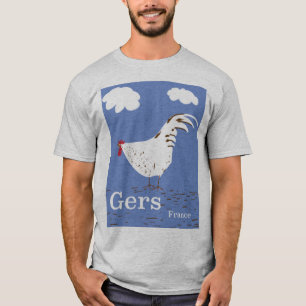 Vintages Reiseplakat Gers Frankreich T-Shirt