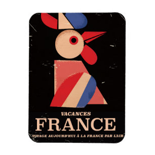 Vintages Reiseplakat Magnet