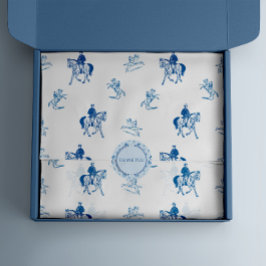 Vintages Reitmuster Seidenpapier