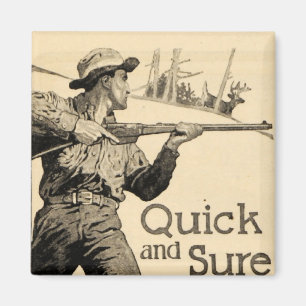 Vintages Remington Gewehr-schneller sicherer Magnet