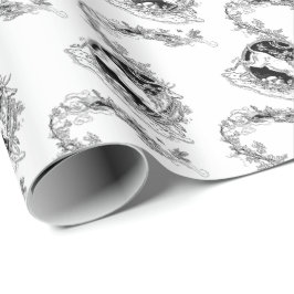 Vintages Ren-Weihnachtsverpackungs-Papier Geschenkpapier
