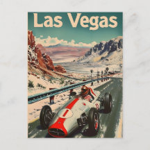 Vintages Rennwagen in Las Vegas