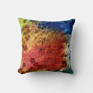 Vintages Retro-Blumenmuster Kissen