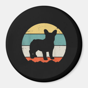 Vintages Retro Bulldog Geschenk für Hunde Vater Ma Magnet