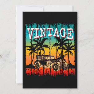 VINTAGES RETRO CLASSIC GIFT EINLADUNG