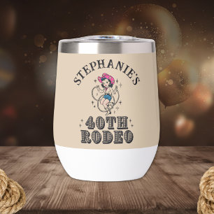 Vintages Retro Cowgirl 40. Geburtstags-Party