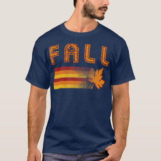 Vintages Retro-Fall-Leaf T-Shirt