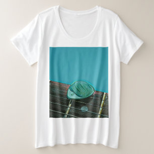 Vintages Retro-Gitarrenwerk Große Größe T-Shirt