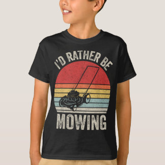 Vintages Retro, ich würde eher flinke Mäher Gif mä T-Shirt