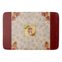 Vintages Retro mit Spitzen und Blume auftragen