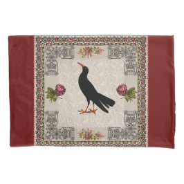 Vintages Retro mit Spitzen und Blume auftragen Kissenbezug