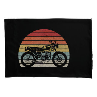 Vintages Retro-Motorrad Kissenbezug