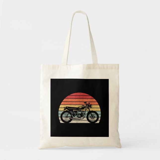 Vintages Retro-Motorrad Tragetasche (Vorne)