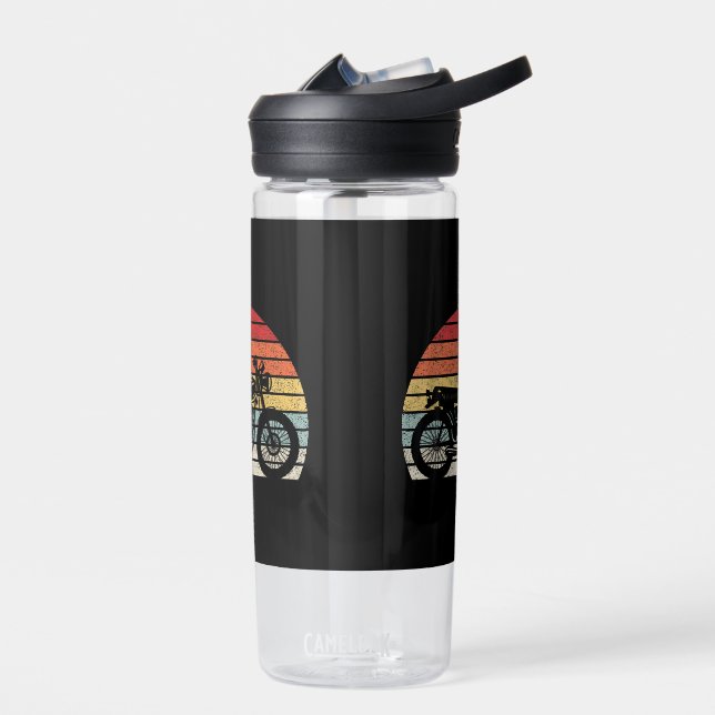 Vintages Retro-Motorrad Trinkflasche (Links)