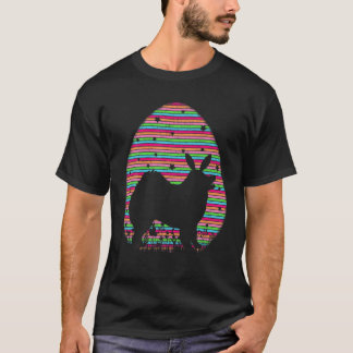 Vintages Retro Ostereier Lover Samoyed Dog Oster T-Shirt