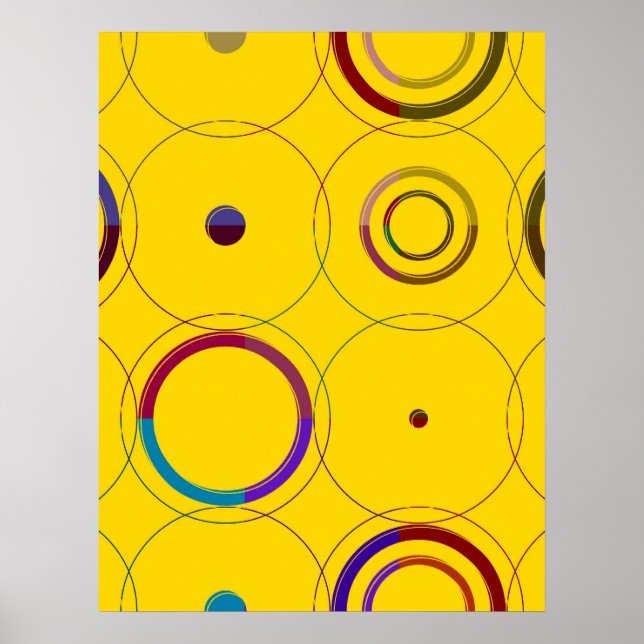 Vintages Retro Pop Art Poster (Vorne)