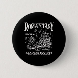 Vintages Retro-Proud-Mitglied des Romantasy Reader Button