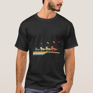 Vintages Retro-Retro für Snow Kiting T-Shirt